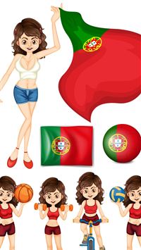 portugal flag wallpaper