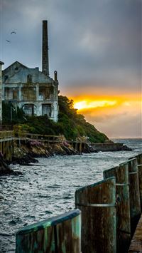 alcatraz island wallpaper