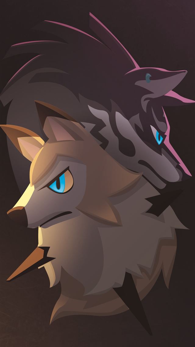 1284x2778 lycanroc hd - lycanroc hd iPhone Wallpaper