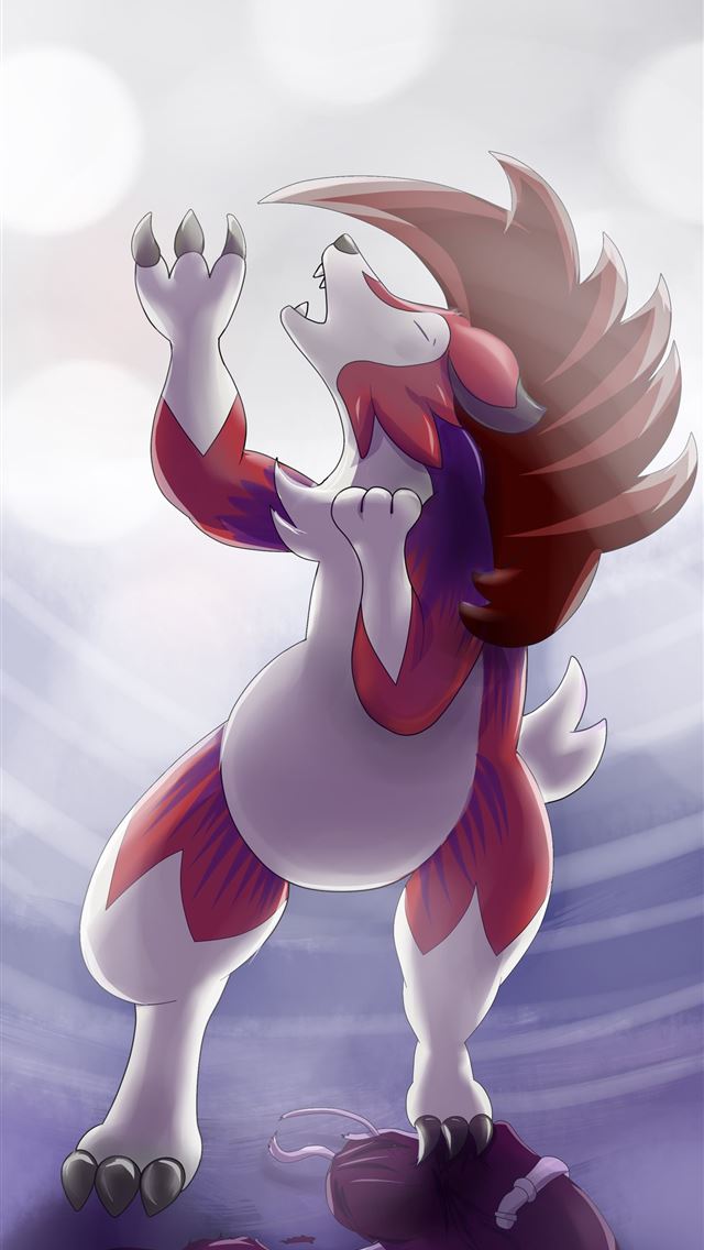 1284x2778 lycanroc hd - lycanroc hd iPhone Wallpaper