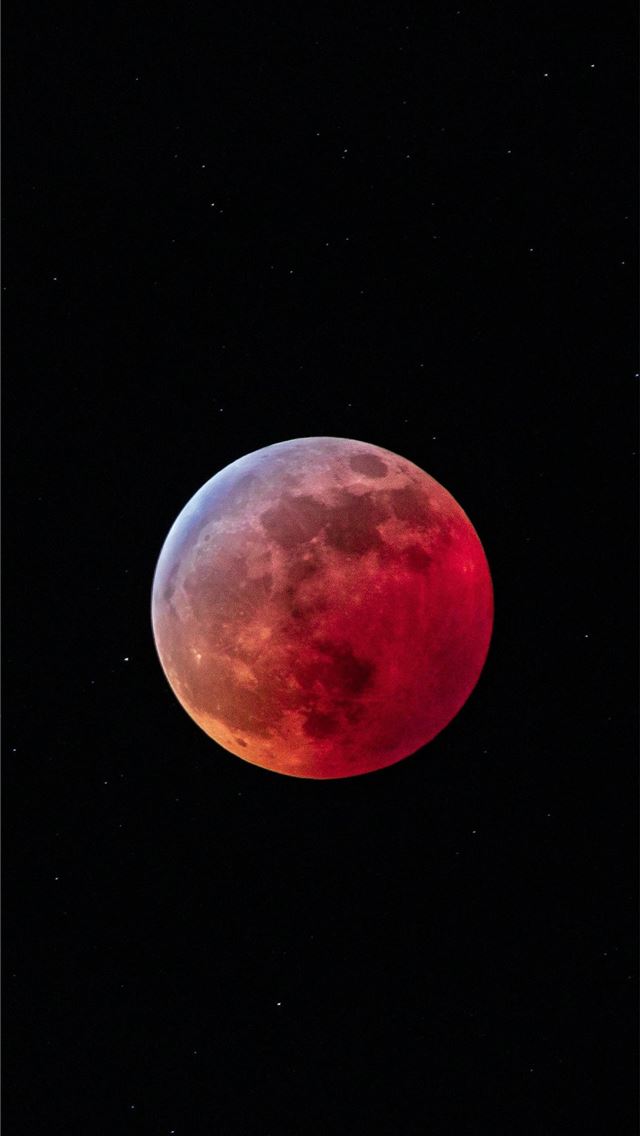 1284x2778 red moon - red moon iPhone Wallpaper