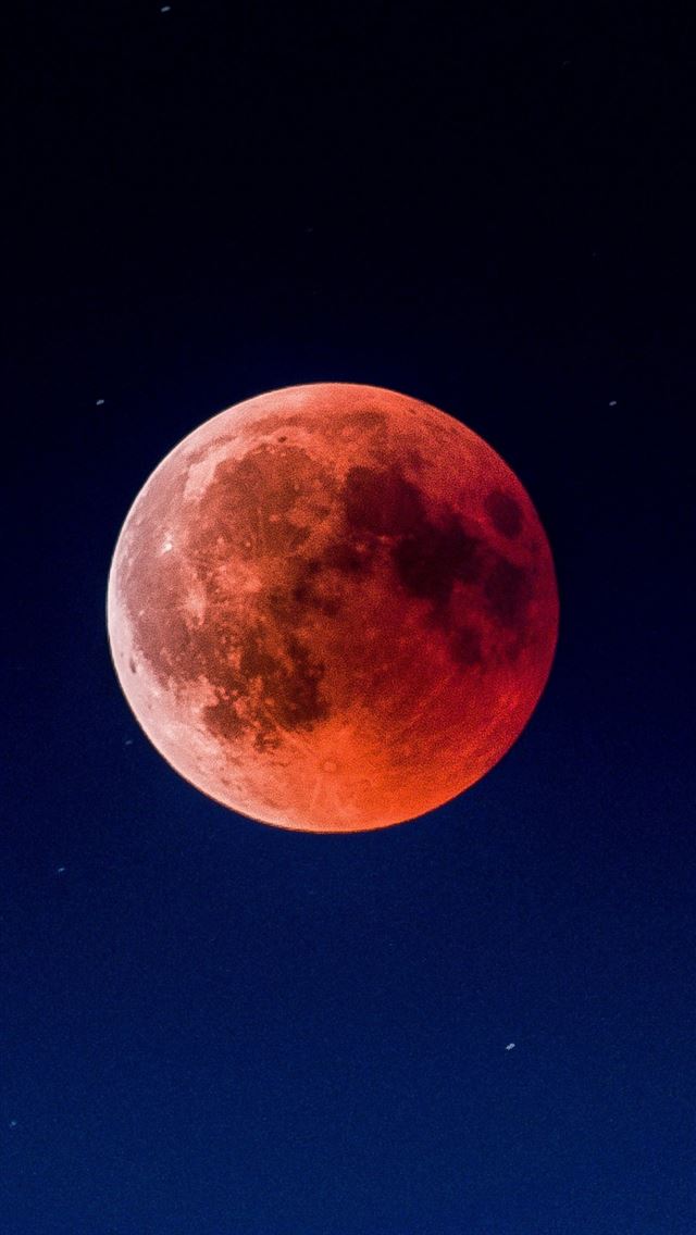 1284x2778 red moon - red moon iPhone Wallpaper