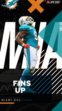 Download Rep your team with the Miami Dolphins iPhone Wallpaper