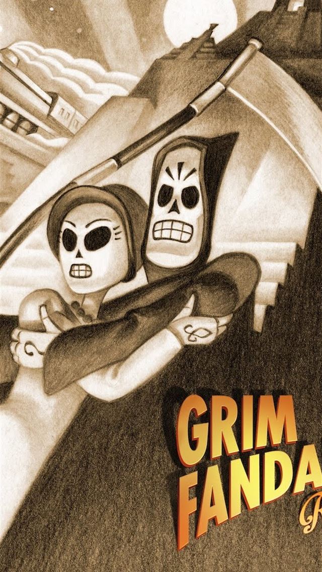 1284x2778 grim fandango - grim fandango iPhone Wallpaper