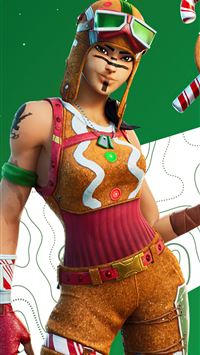 fortnite gingerbread wallpaper