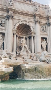 trevi fountain wallpaper
