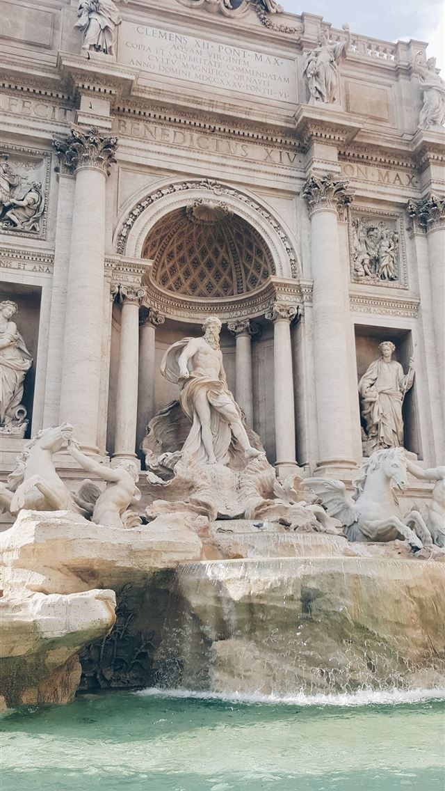 1284x2778 trevi fountain - trevi fountain iPhone Wallpaper