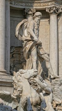 trevi fountain wallpaper