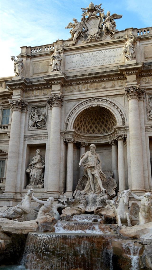1284x2778 trevi fountain - trevi fountain iPhone Wallpaper
