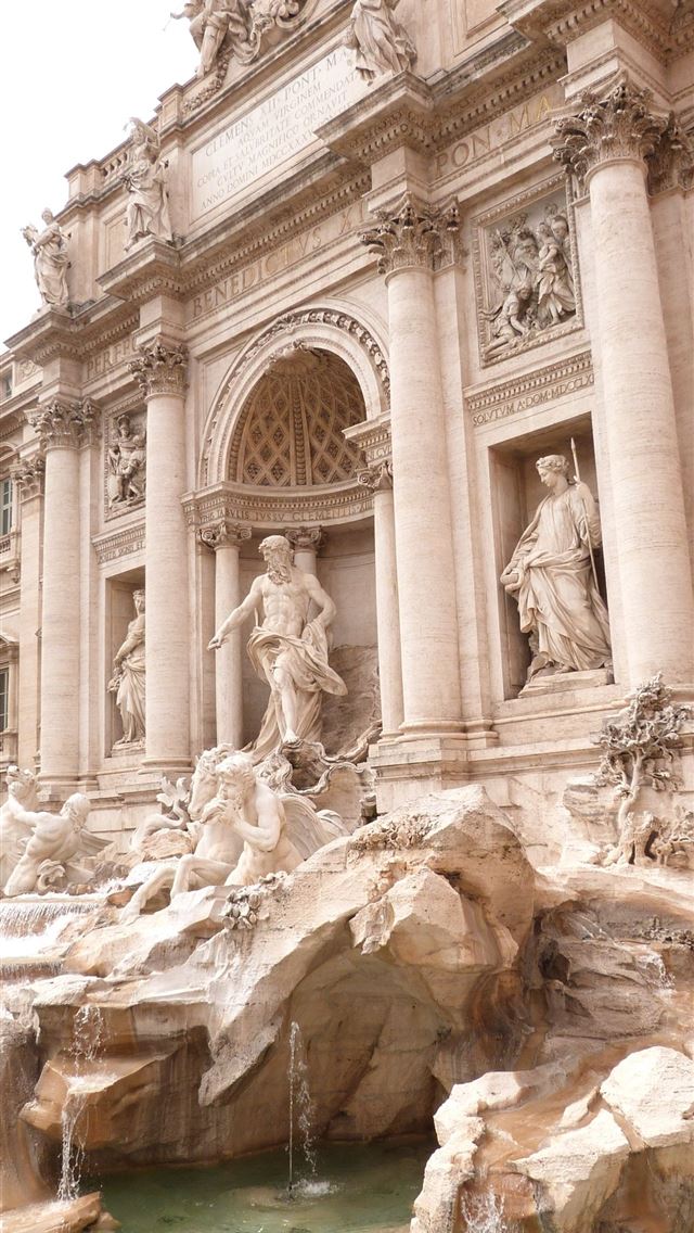 1284x2778 trevi fountain - trevi fountain iPhone Wallpaper