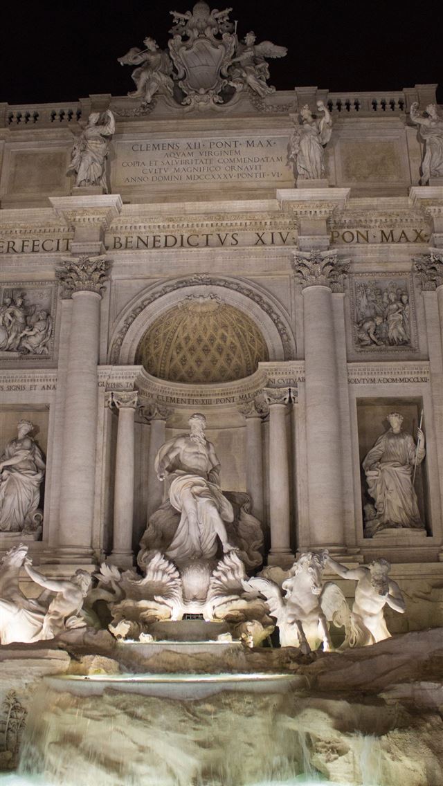 1284x2778 trevi fountain - trevi fountain iPhone Wallpaper