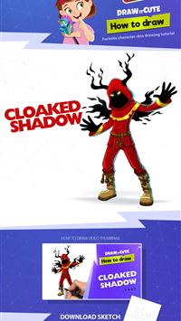 cloaked shadow fortnite wallpaper