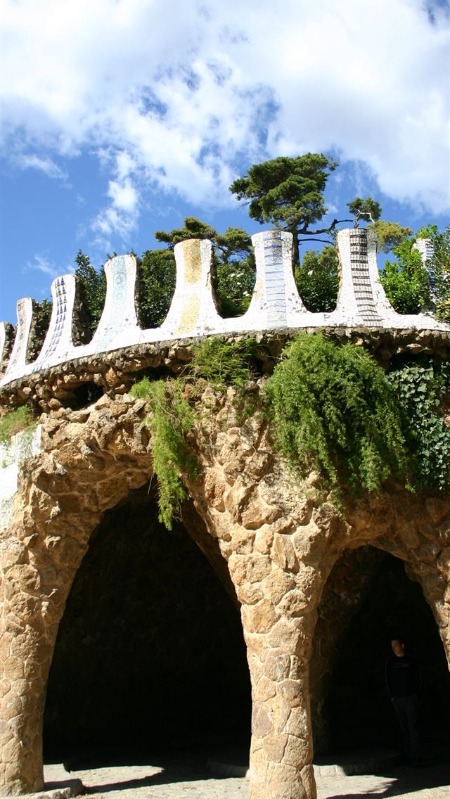 1284x2778 park guell - park guell iPhone Wallpaper