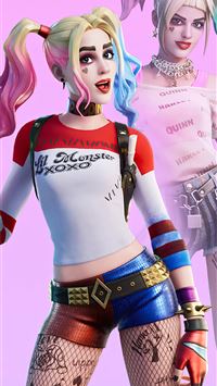 harley quinn fortnite wallpaper