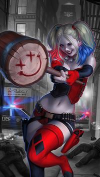 harley quinn fortnite wallpaper