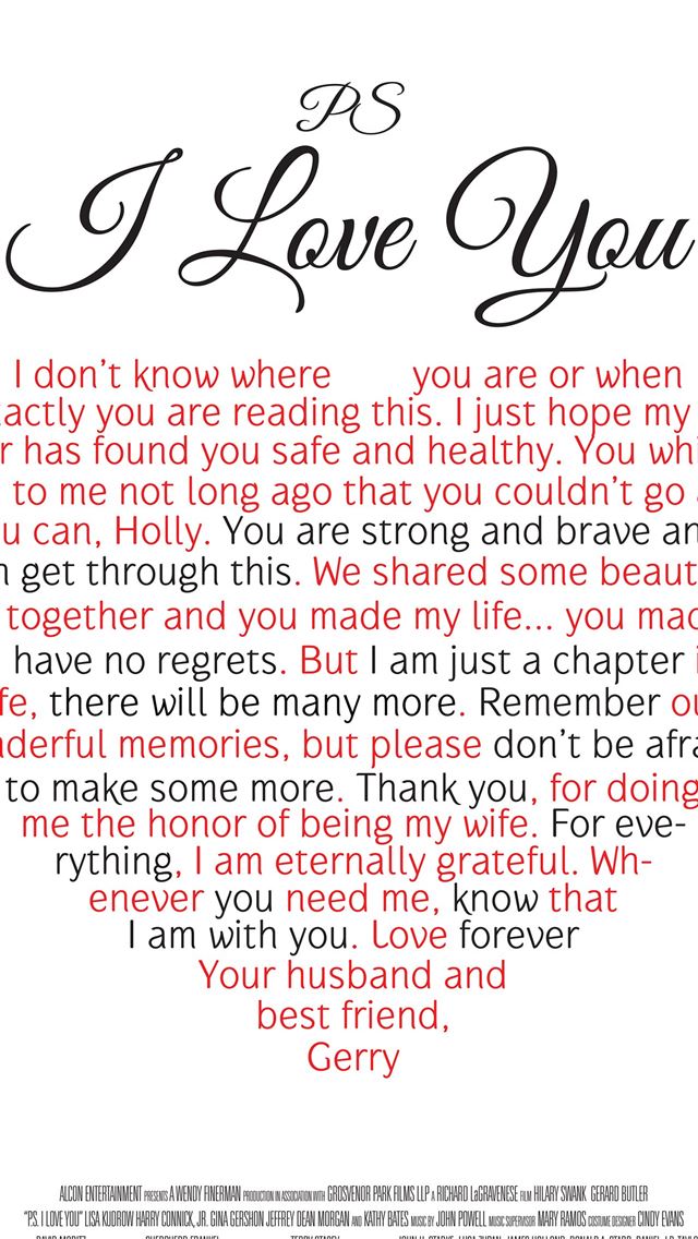 1284x2778 ps i love you - ps i love you iPhone Wallpaper