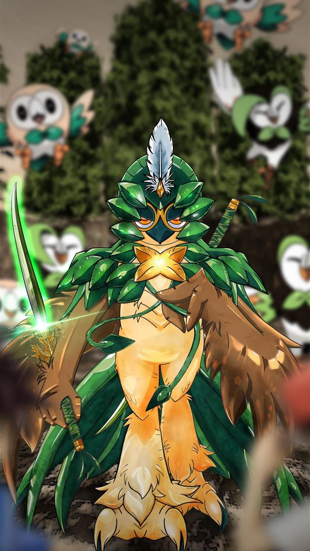 1284x2778 decidueye hd - decidueye hd iPhone Wallpaper