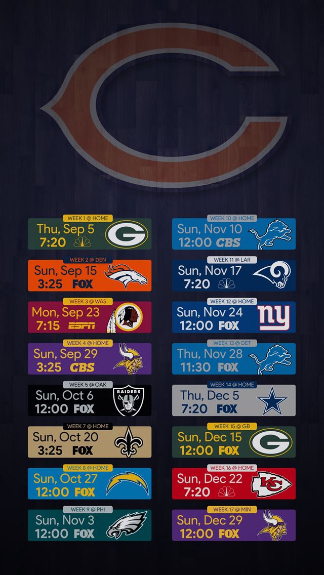 1284x2778 chicago bears - chicago bears iPhone Wallpaper