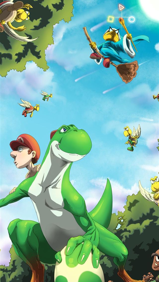 1284x2778 super mario world 2 yoshis island - super mario world 2 yoshis island iPhone Wallpaper