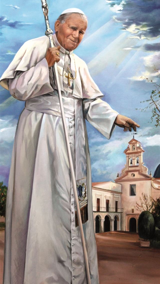 1284x2778 pope john paul ii - pope john paul ii iPhone Wallpaper