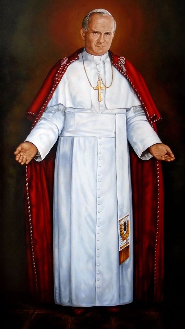 1284x2778 pope john paul ii - pope john paul ii iPhone Wallpaper