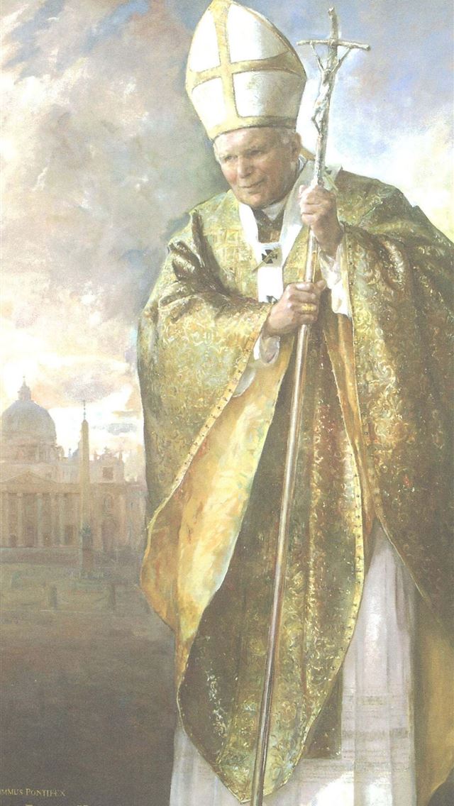 1284x2778 pope john paul ii - pope john paul ii iPhone Wallpaper