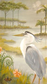 herons wallpaper