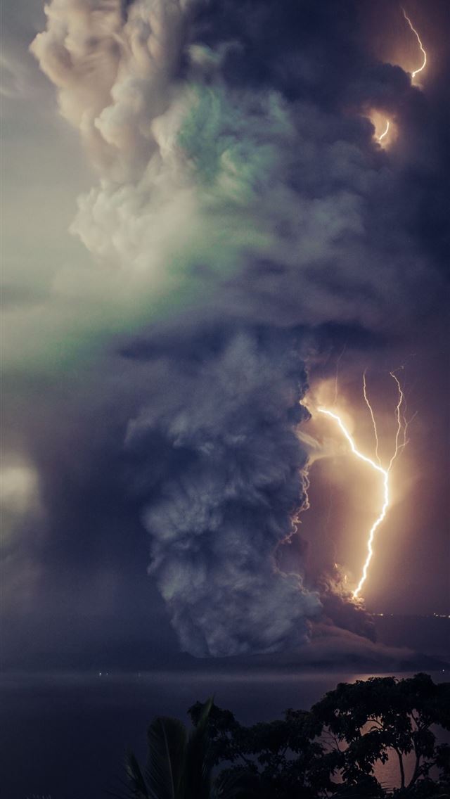 1284x2778 taal volcano - taal volcano iPhone Wallpaper