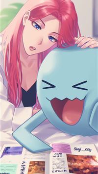 wobbuffet hd wallpaper