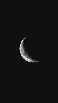 quarter moon iPhone Wallpapers Free Download