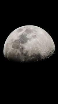 quarter moon wallpaper