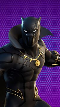 black panther fortnite wallpaper