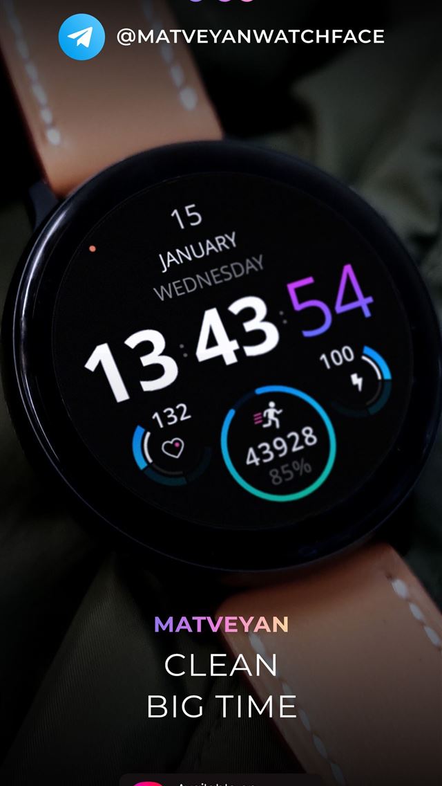 Обои для galaxy watch