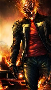 ghost rider fortnite wallpaper