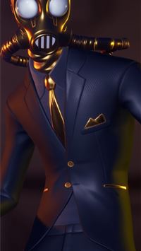 chaos agent fortnite wallpaper