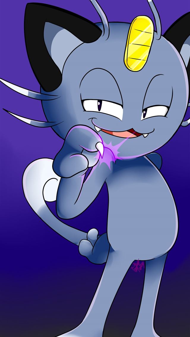 1284x2778 meowth hd - meowth hd iPhone Wallpaper