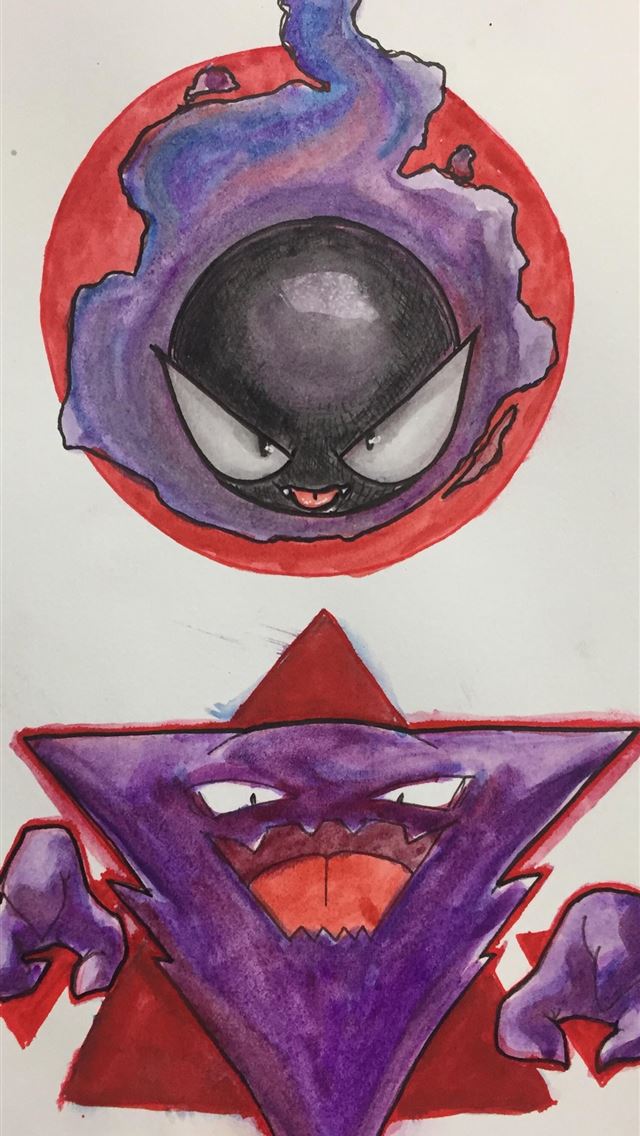 1284x2778 gastly hd - gastly hd iPhone Wallpaper