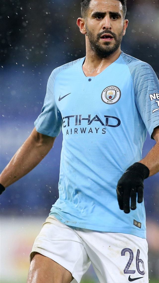 1284x2778 mahrez manchester city -  iPhone Wallpaper