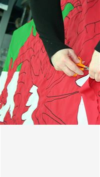 wales flag wallpaper