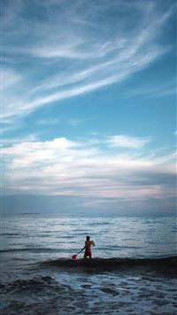 paddle boarding wallpaper