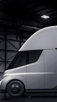 tesla semi truck wallpaper