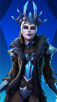 the ice queen fortnite wallpaper