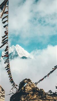 nepal flag wallpaper