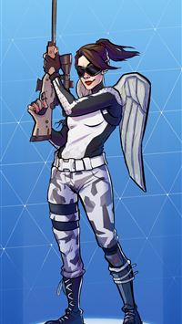 arctic assassin fortnite wallpaper