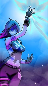 arctic assassin fortnite wallpaper