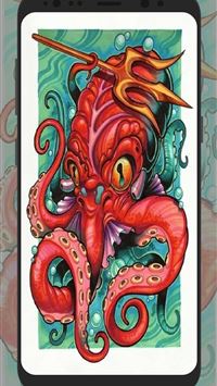 giant squid wallpaper