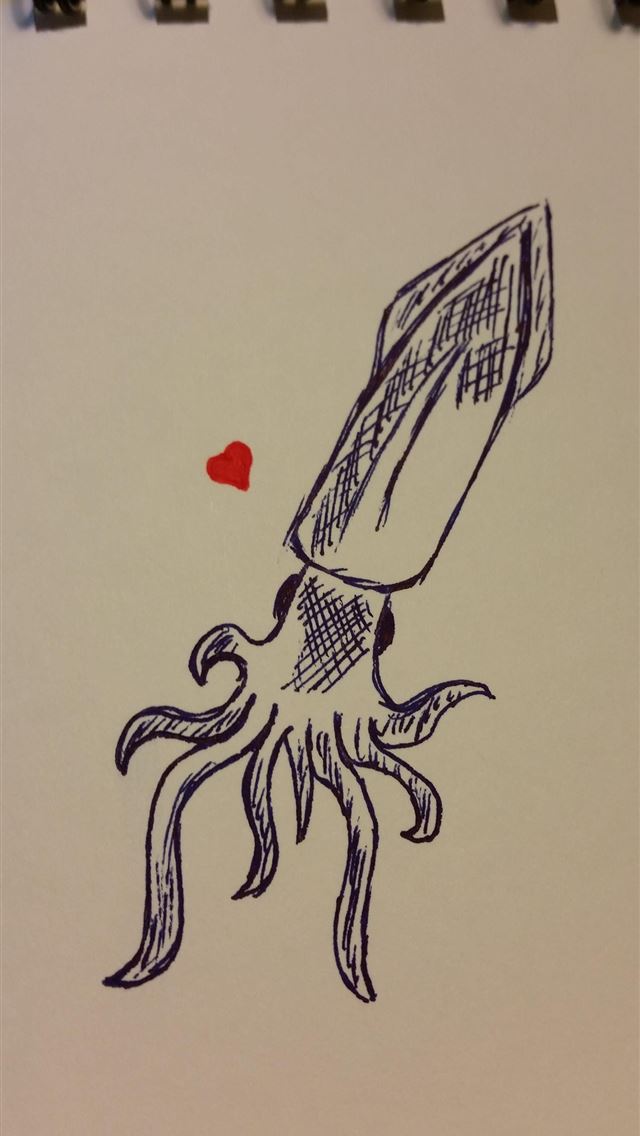 1284x2778 giant squid - giant squid iPhone Wallpaper