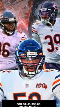 Download NFL Chicago Bears Khalil Mack No 52 Wallpaper  Wallpaperscom
