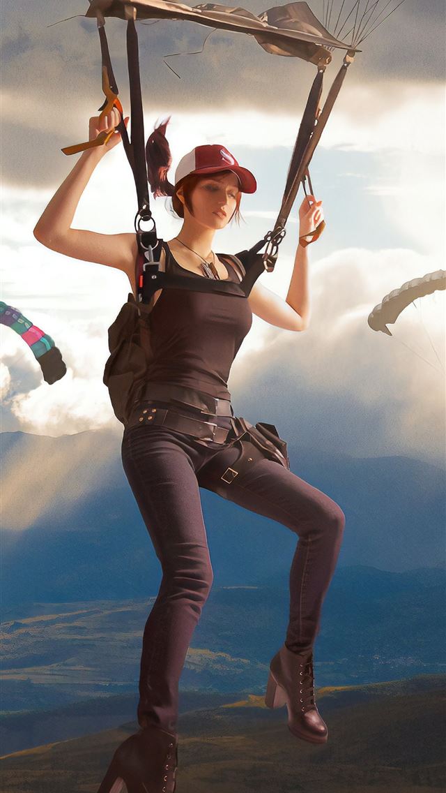 1284x2778 parachuting - parachuting iPhone Wallpaper