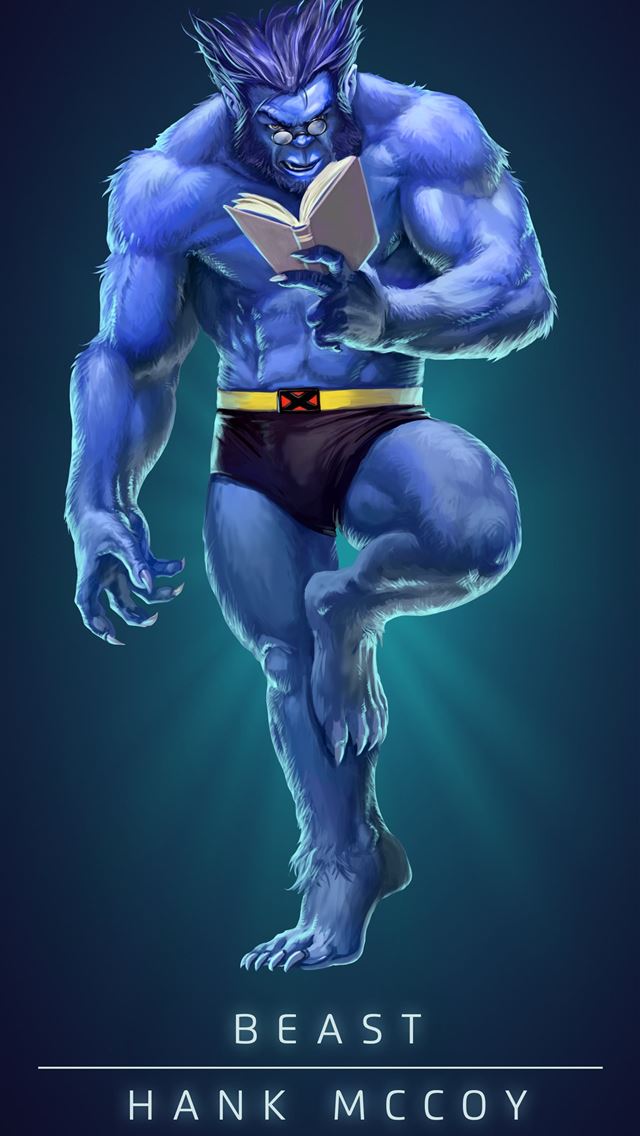 1284x2778 the beast marvel -  iPhone Wallpaper